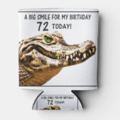 Rafraîchisseur Pour Canette 72e anniversaire Alligator Smile (Devant)