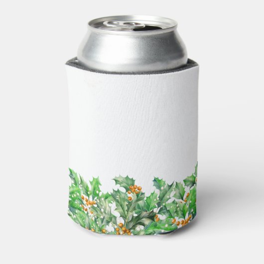 Rafraîchisseur Pour Canette 75e anniversaire Holly Décembre Fleur de naissance (Can Dos)