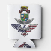 Rafraîchisseur Pour Canette 75e régiment de Rangers (Dos)