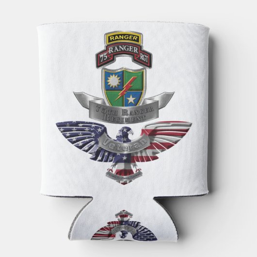 Rafraîchisseur Pour Canette 75e régiment de Rangers (Dos)