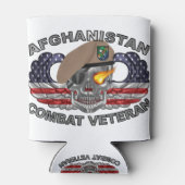 Rafraîchisseur Pour Canette 75e Régiment de Rangers Afghanistan Vétéran (Dos)