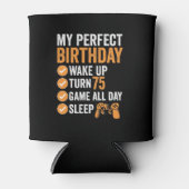 Rafraîchisseur Pour Canette 75e Tourner 75 Mon jeu d'anniversaire parfait (Devant)