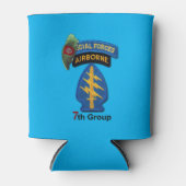 Rafraîchisseur Pour Canette 7e Groupe des forces spéciales Berets verts Ancien (Devant)