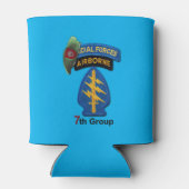 Rafraîchisseur Pour Canette 7e Groupe des forces spéciales Berets verts Ancien (Dos)