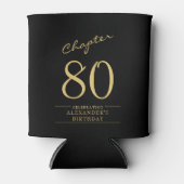 Rafraîchisseur Pour Canette 80e anniversaire Black Gold Photo (Devant)