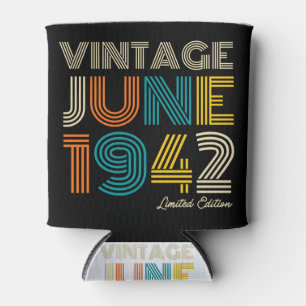 Rafraîchisseur Pour Canette 80e anniversaire Vintage juin 1942 Edition limitée
