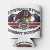 Rafraîchisseur Pour Canette 82e division aérienne Vétéran afghan (Dos)