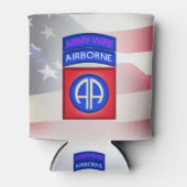 Rafraîchisseur Pour Canette 82e épouse de la division aéroportée (Devant)