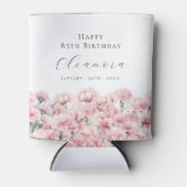 Rafraîchisseur Pour Canette 85th Birthday Pink Carnation January Birth Flower (Devant)