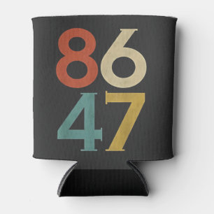 Rafraîchisseur Pour Canette 86 47 Trump Cool rétro anti-Trump