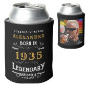 Rafraîchisseur Pour Canette 90e anniversaire personnalisé Ajouter un nom Année