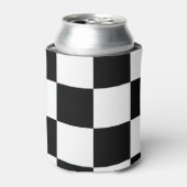Rafraîchisseur Pour Canette à damiers Motif peut refroidir (Can devant)
