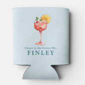 Rafraîchisseur Pour Canette À la future Mme Light Blue pour sa fête de mariage (Dos)