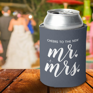 Rafraîchisseur Pour Canette À la nouvelle Mme et M. Mariage