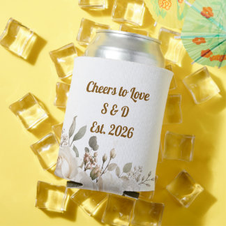 Rafraîchisseur Pour Canette À l'amour Chemise florale personnalisée pour canet