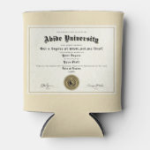 Rafraîchisseur Pour Canette Abide Université Diplôme Can Cooler (Devant)
