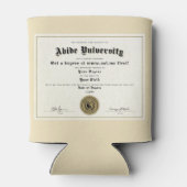 Rafraîchisseur Pour Canette Abide Université Diplôme Can Cooler (Dos)