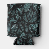 Rafraîchisseur Pour Canette Abstract Shattered Glass Blue Pattern Can Cooler (Devant)