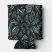 Rafraîchisseur Pour Canette Abstract Shattered Glass Blue Pattern Can Cooler (Dos)