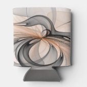 Rafraîchisseur Pour Canette Abstrait Anthracite Grey Sienna Art moderne fracta (Dos)