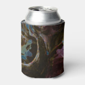 Rafraîchisseur Pour Canette Abstrait atomique noir rétro (Can devant)