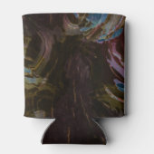 Rafraîchisseur Pour Canette Abstrait atomique noir rétro (Dos)