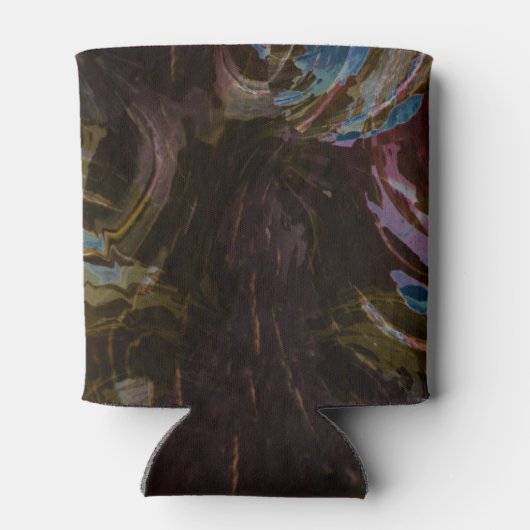 Rafraîchisseur Pour Canette Abstrait atomique noir rétro (Dos)