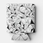 Rafraîchisseur Pour Canette Abstrait géométrique : Polygonal Arrière - plan Ar (Dos)