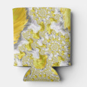 Rafraîchisseur Pour Canette Abstrait Gold Fractal (Dos)