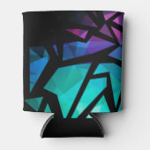 Rafraîchisseur Pour Canette Abstrait graffiti polygonal moderne dar géométriqu (Devant)