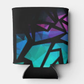 Rafraîchisseur Pour Canette Abstrait graffiti polygonal moderne dar géométriqu (Dos)