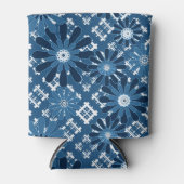 Rafraîchisseur Pour Canette Abstrait moderne sans couture à damiers plaid bl f (Devant)