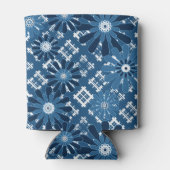 Rafraîchisseur Pour Canette Abstrait moderne sans couture à damiers plaid bl f (Dos)