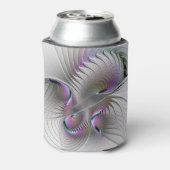 Rafraîchisseur Pour Canette Abstrait moderne Shy Imaginaire Figure Fractal Art (Can Dos)