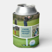 Rafraîchisseur Pour Canette Accessoire cadeau golf golfer (Can devant)