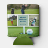 Rafraîchisseur Pour Canette Accessoire cadeau golf golfer (Dos)