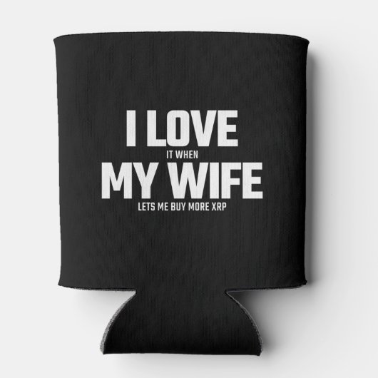 Rafraîchisseur Pour Canette Acheter XRP Crypto - Femme Me Permet D'Acheter Plu (Dos)