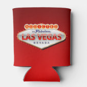 Rafraîchisseur Pour Canette Addicted to Las Vegas, Nevada Funny Sign (Dos)