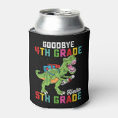 Rafraîchisseur Pour Canette Adieu 4e année Bonjour 5e année T Rex Dinosaur (Can devant)