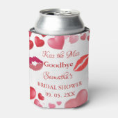 Rafraîchisseur Pour Canette Adieu Mignon Baiser aux Lèvres Rouges Enterrement (Can devant)