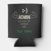 Rafraîchisseur Pour Canette Administrateur Administrateur IT Sysadmin Informat (Devant)