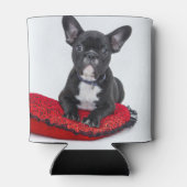 Rafraîchisseur Pour Canette Adorable Black and White Bulldog Puppy Photo (Dos)