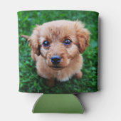 Rafraîchisseur Pour Canette Adorable Chiot sur la pelouse Photo (Dos)