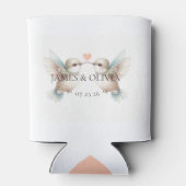 Rafraîchisseur Pour Canette Adorable Hummingbirds Mariage Couple (Dos)