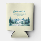 Rafraîchisseur Pour Canette Adventure Forest Graduate Party  (Devant)