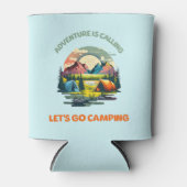 Rafraîchisseur Pour Canette Adventure is Calling allons faire du camping (Devant)
