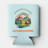 Rafraîchisseur Pour Canette Adventure is Calling allons faire du camping (Dos)