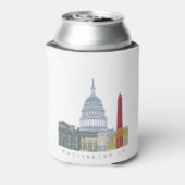 Rafraîchisseur Pour Canette Affiche de Washington DC (Can Dos)