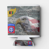 Rafraîchisseur Pour Canette " Afghanistan Combat Veteran " - 82e Divis aéropor (Dos)