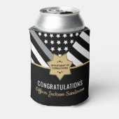 Rafraîchisseur Pour Canette Agent correctionnel Fin Silver Line Retraite (Can Dos)